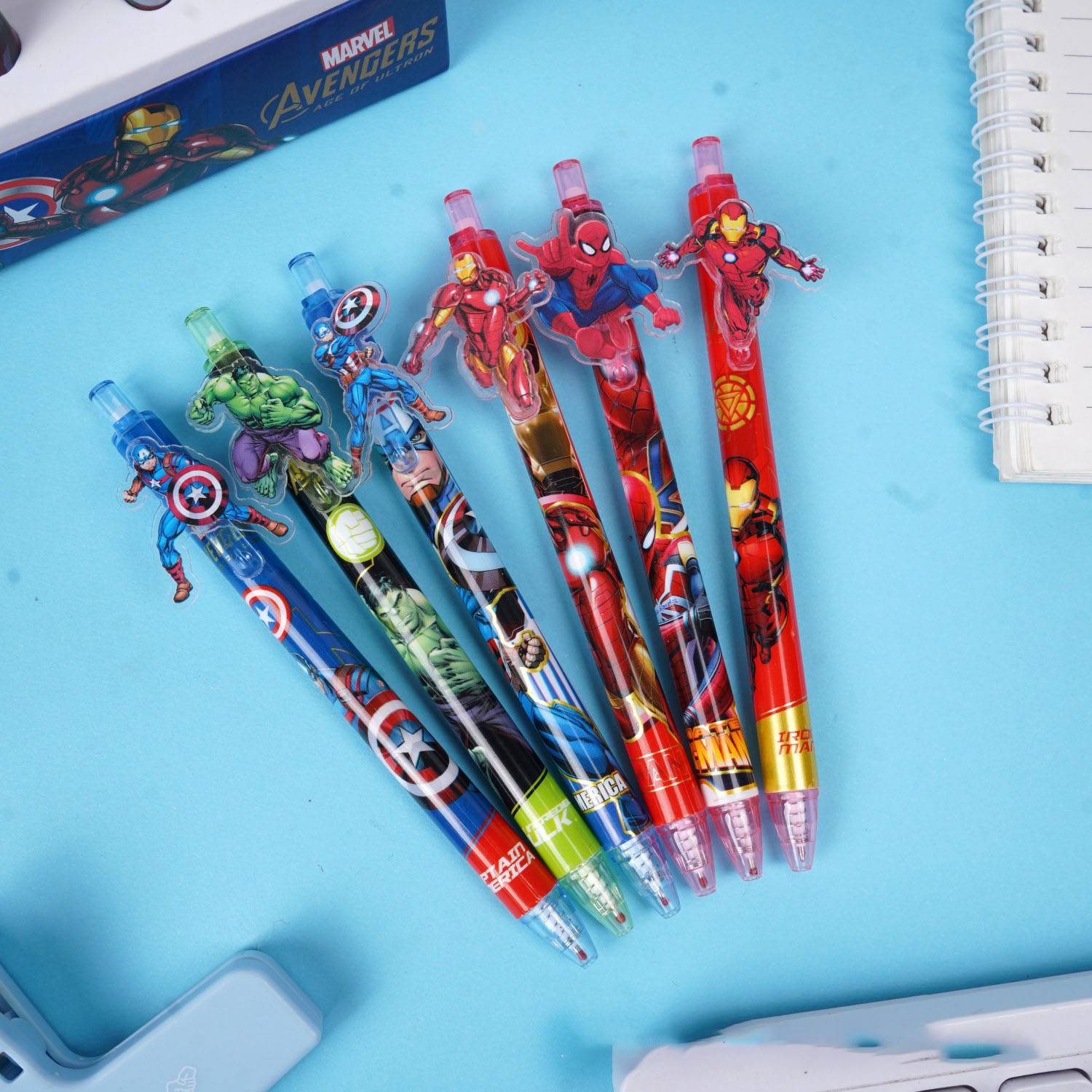 Stationery Warehouse - 12/48pcs For Marvel Gel Pens Quick-Drying