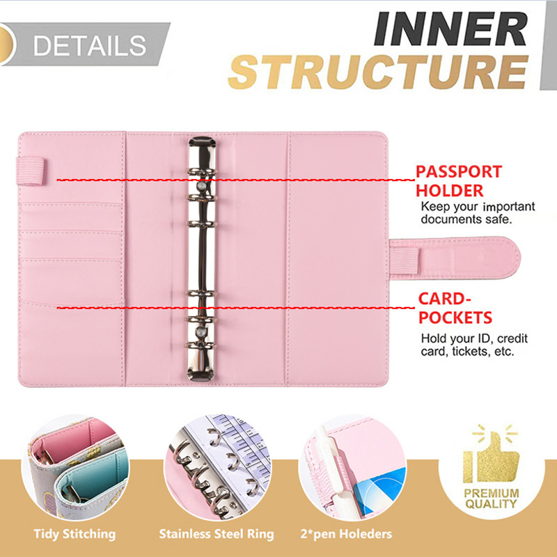 3 Styles A6 Fabric Butterfly B - Planner Weekly Budget review and price