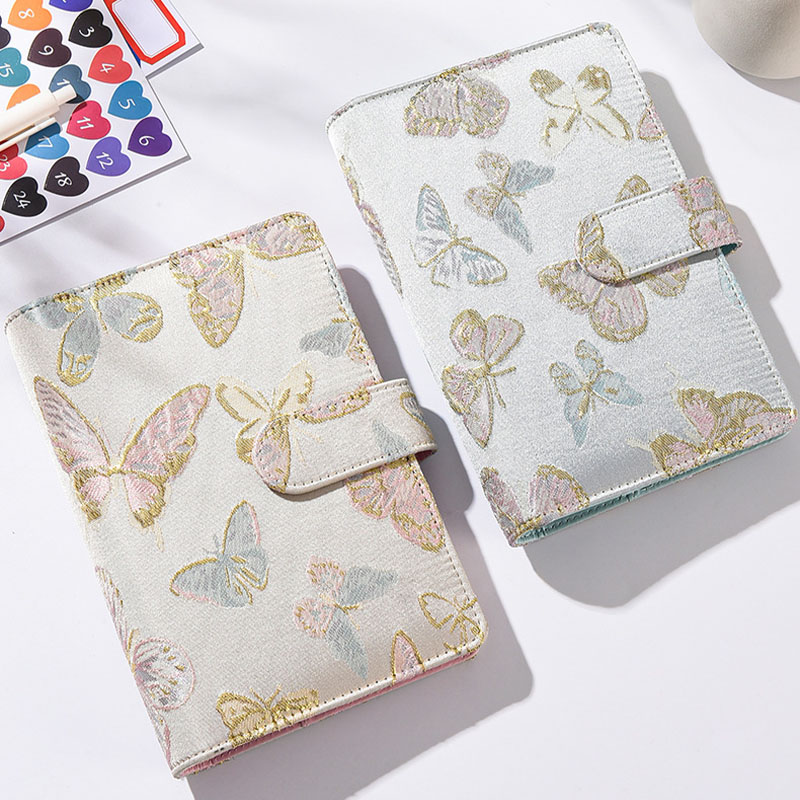 3 Styles A6 Fabric Butterfly B - Planner Weekly Budget review and price