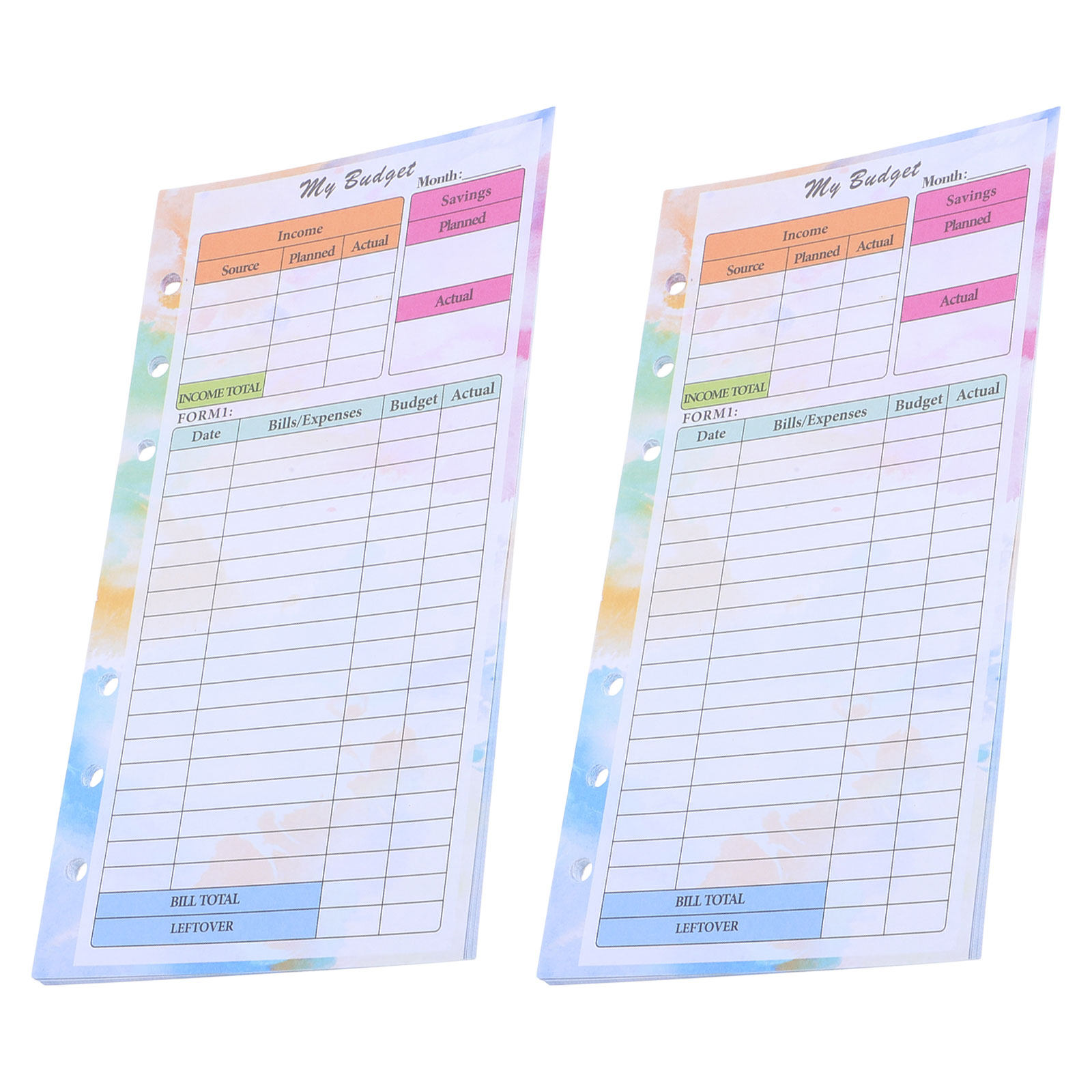 28Sheets A6 Planner Refillable - Planner Weekly Budget review and price