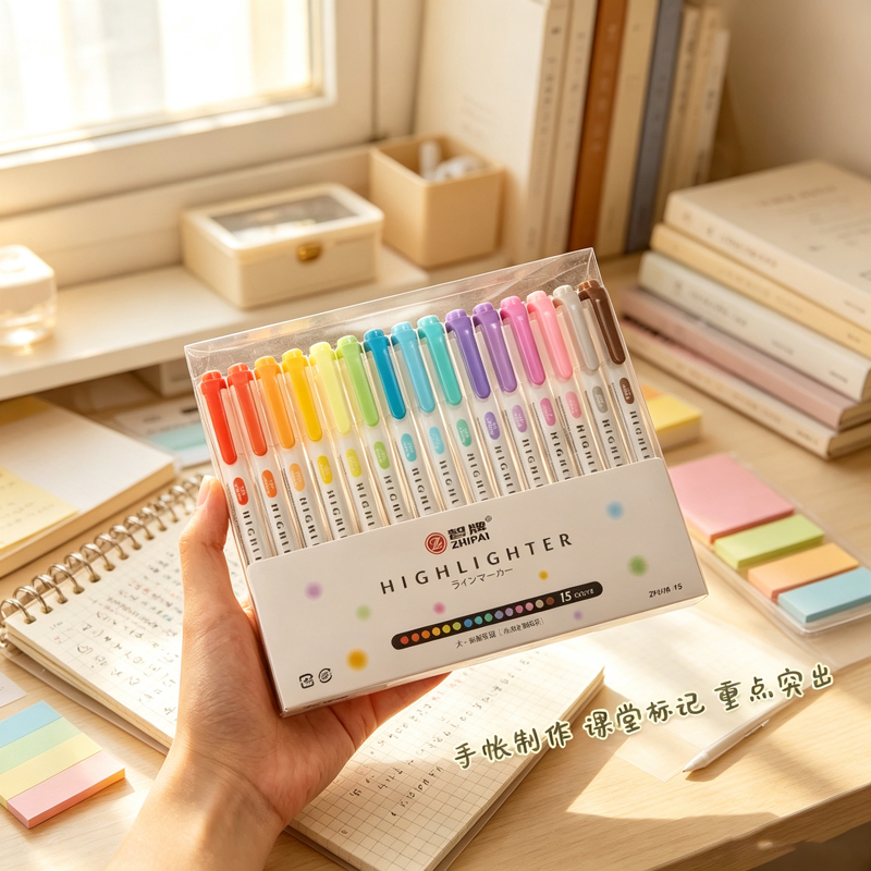 5 Colors Double Head Pastel Hi - Highlighter Set Pastel review and price