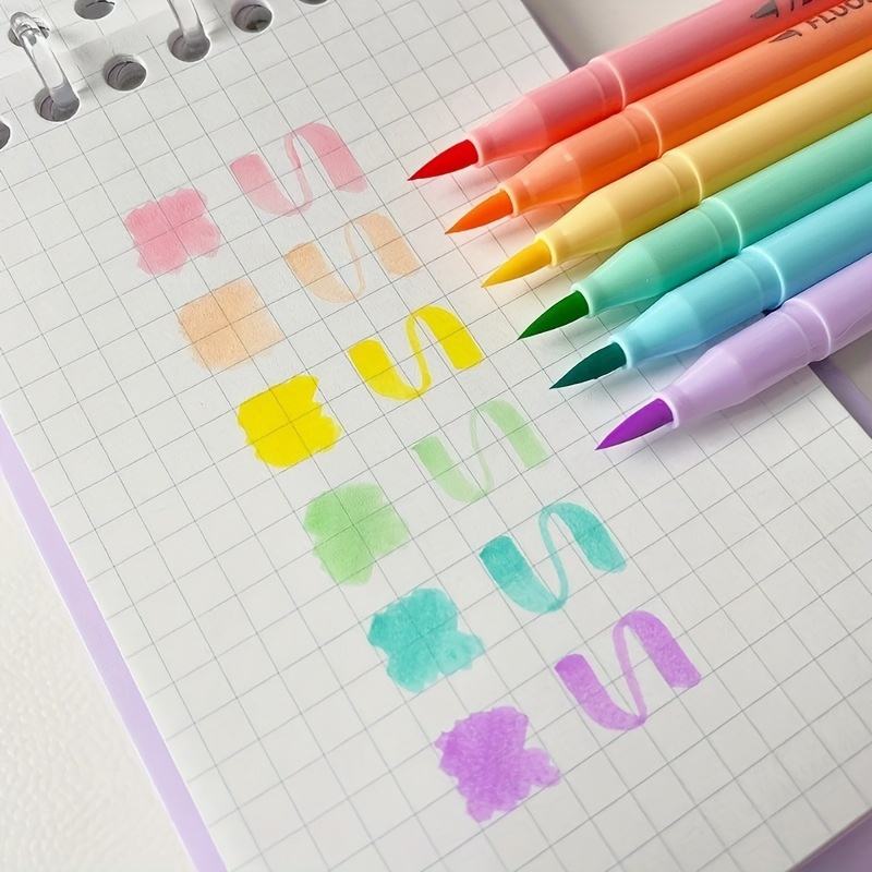 6pcs Soft Brush Fluorescence P - Highlighter Set Pastel review and price