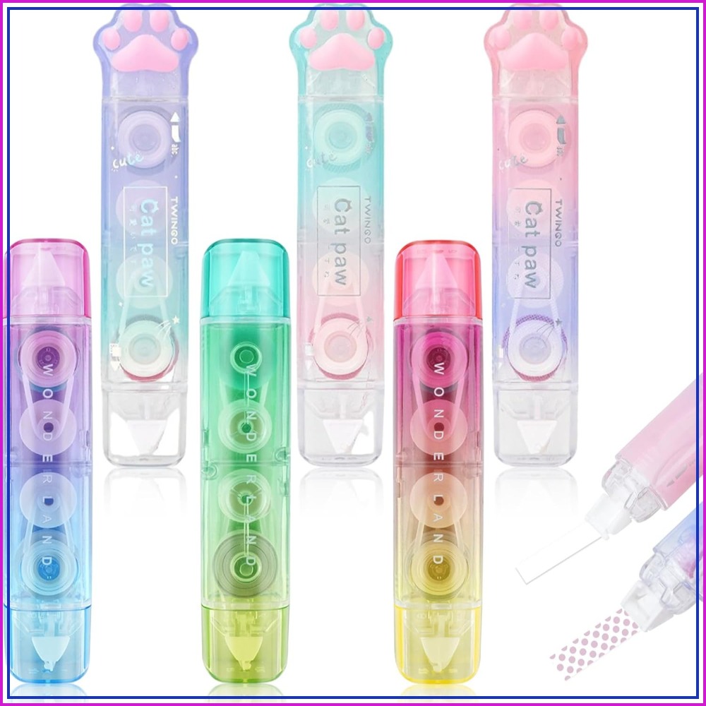 6 Pcs Correction Tape, 2 in 1  - Correction Tape Roller review and price