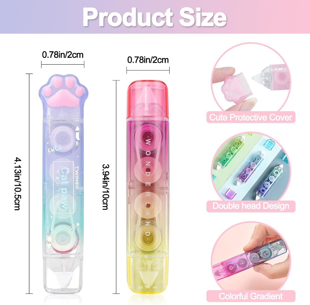 6 Pcs Correction Tape, 2 in 1  - Correction Tape Roller review and price