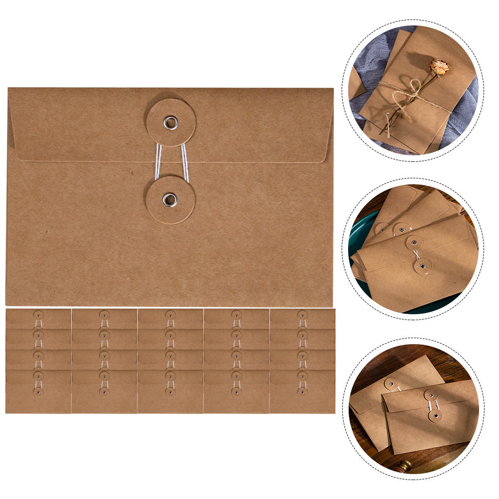 30Pcs Solid Color Envelopes Kr - Letter Envelope Kraft review and price