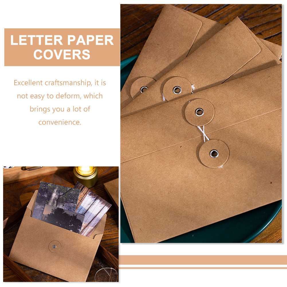 30Pcs Solid Color Envelopes Kr - Letter Envelope Kraft review and price