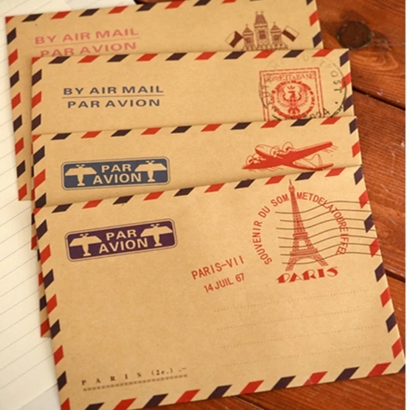 10pcs 9.7*7.5cm  Retro Popular - Letter Envelope Kraft review and price