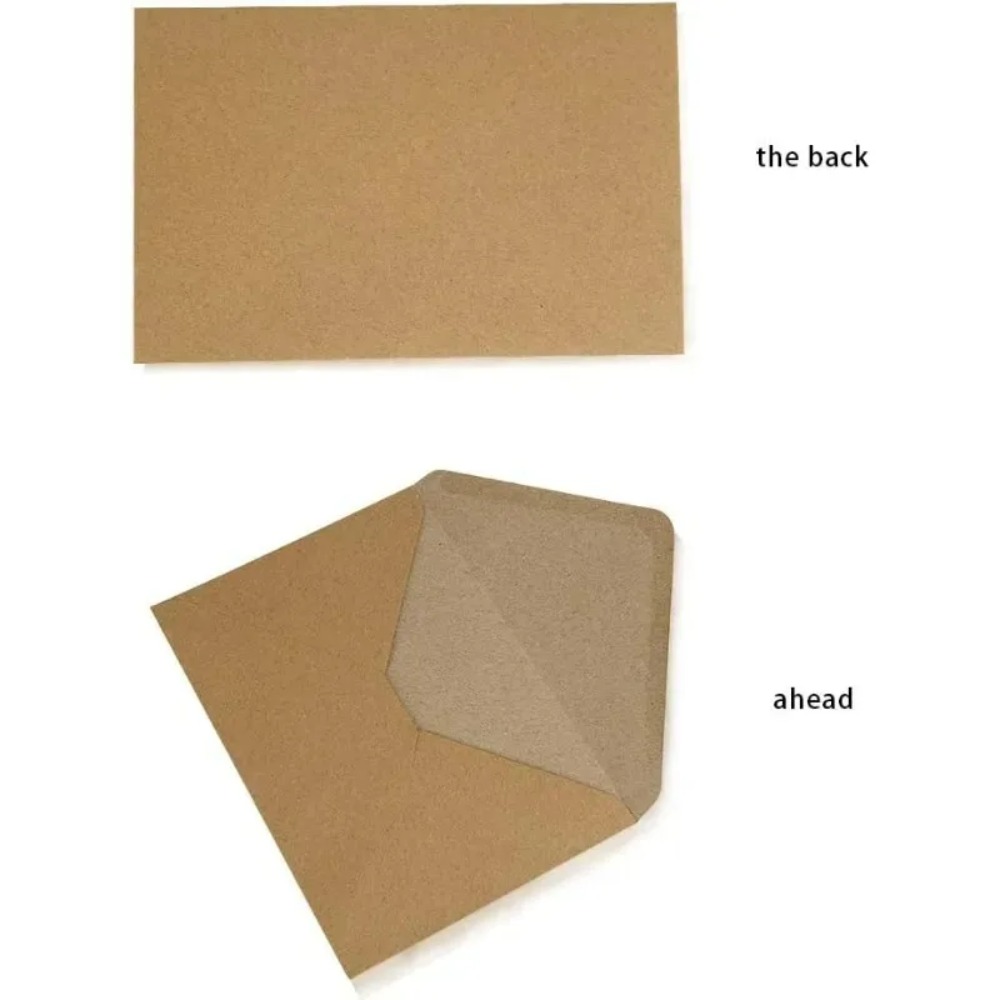50Pcs Classical Brown Kraft Bl - Letter Envelope Kraft review and price