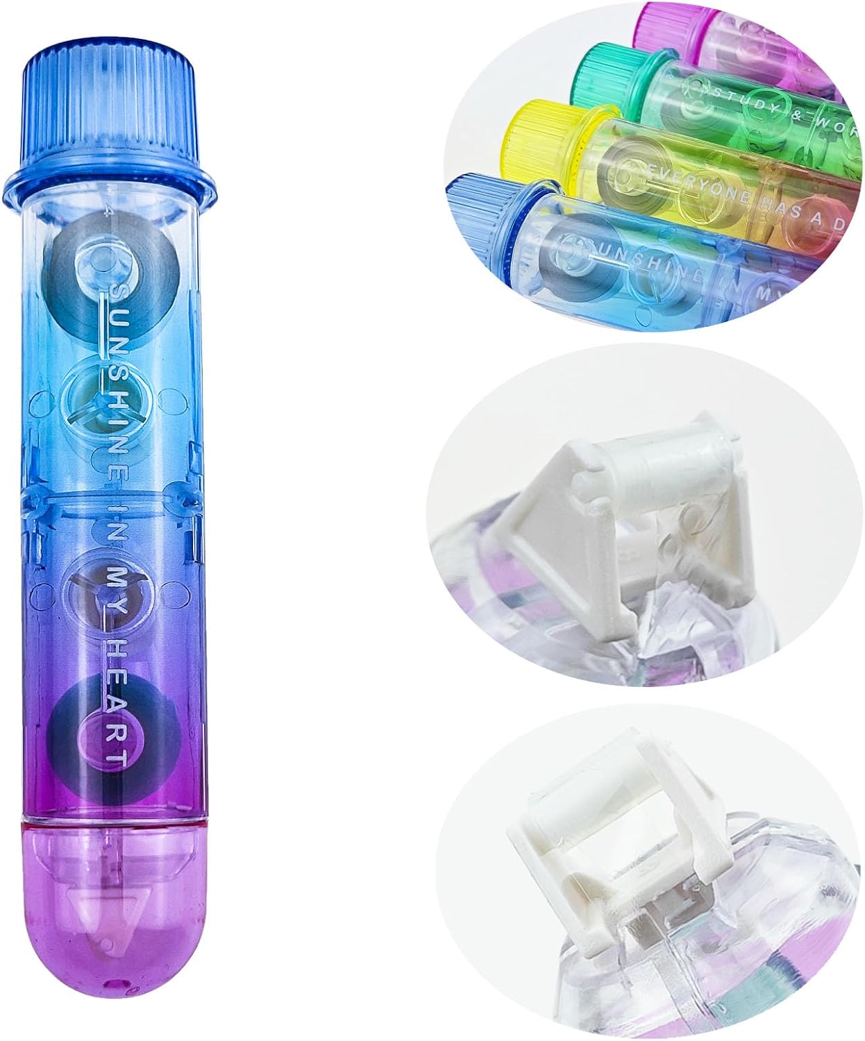 4 PACK 2 In1 White Out Correct - Correction Tape Roller review and price