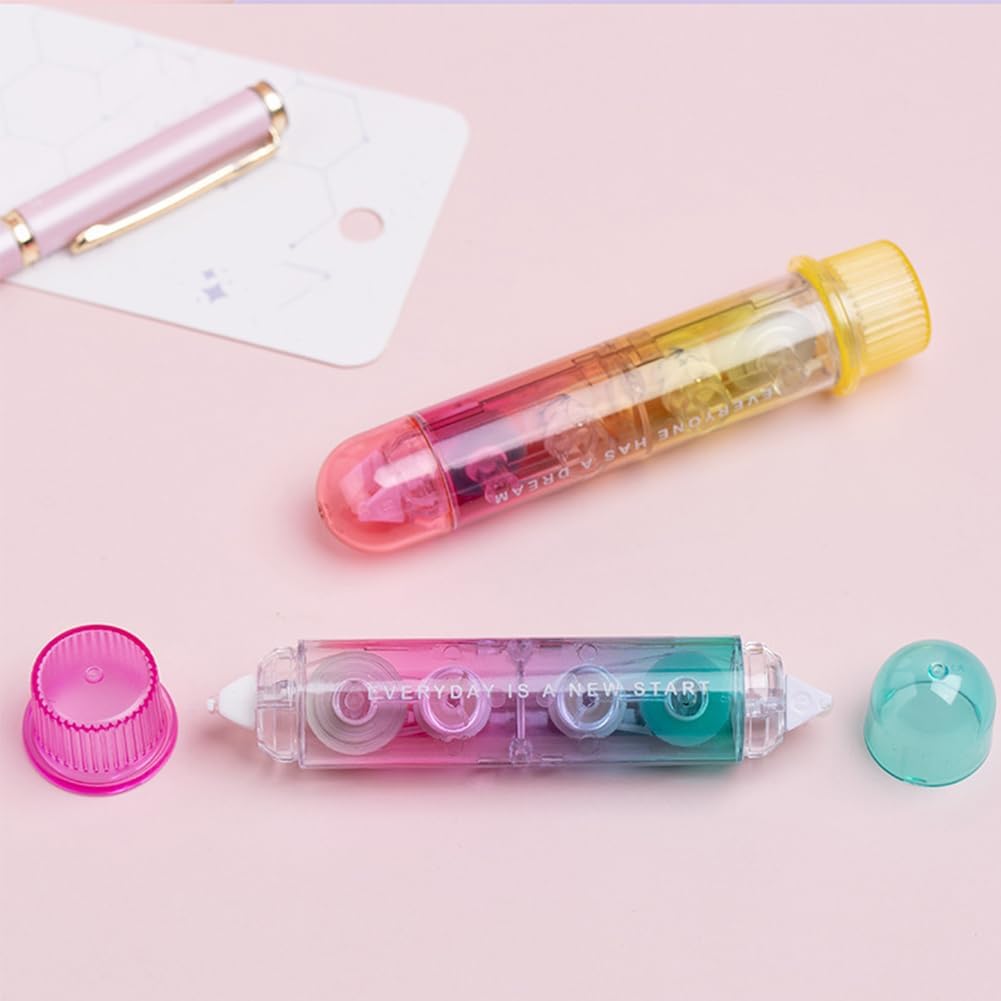4 PACK 2 In1 White Out Correct - Correction Tape Roller review and price