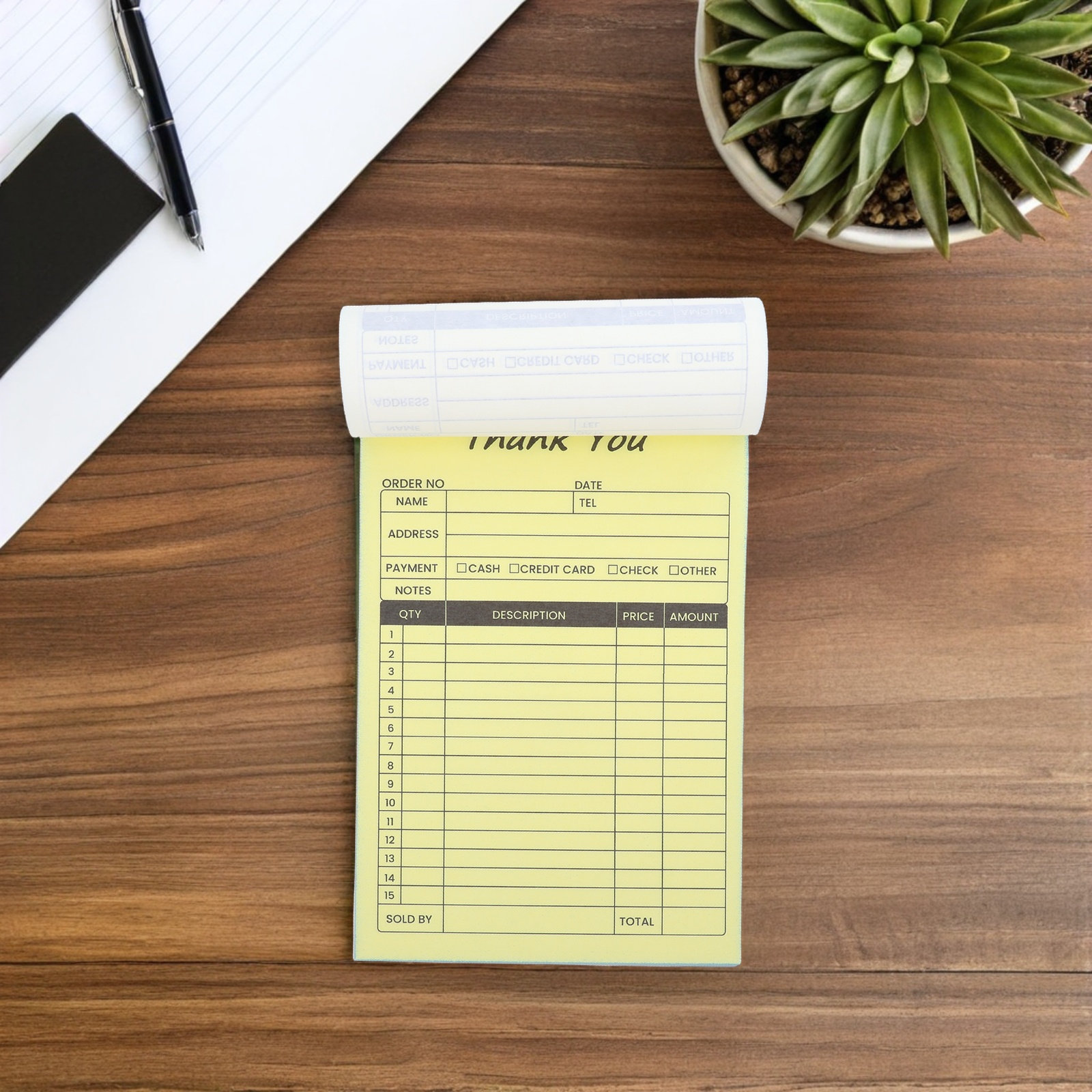 2Pcs Order Invoice Book 2-Part - Carbon Copy Book review and price