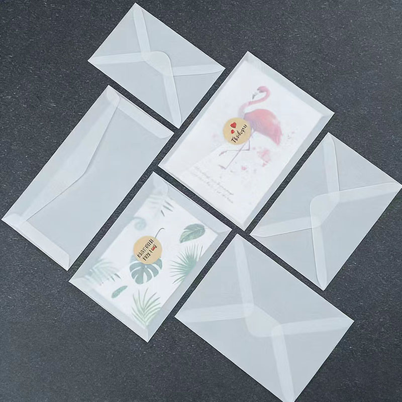 50pcs Translucent Blank Envelo - Letter Envelope Kraft review and price