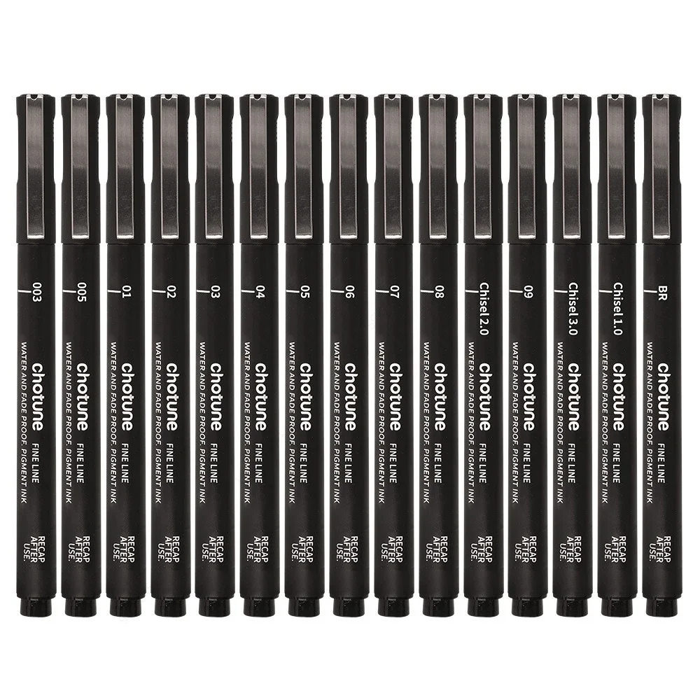 Black Micro Pens,15 Sizes,Wate - Copic Marker Sketch review and price