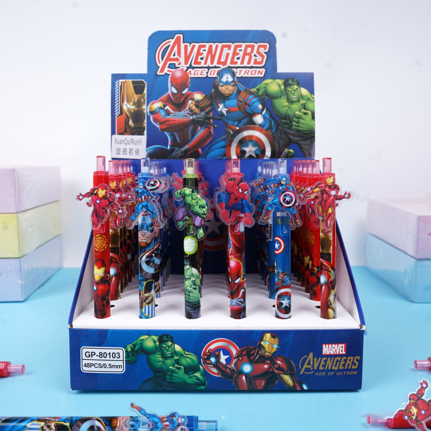 12/48pcs For Marvel Gel Pens Q - Stationery Warehouse review and price