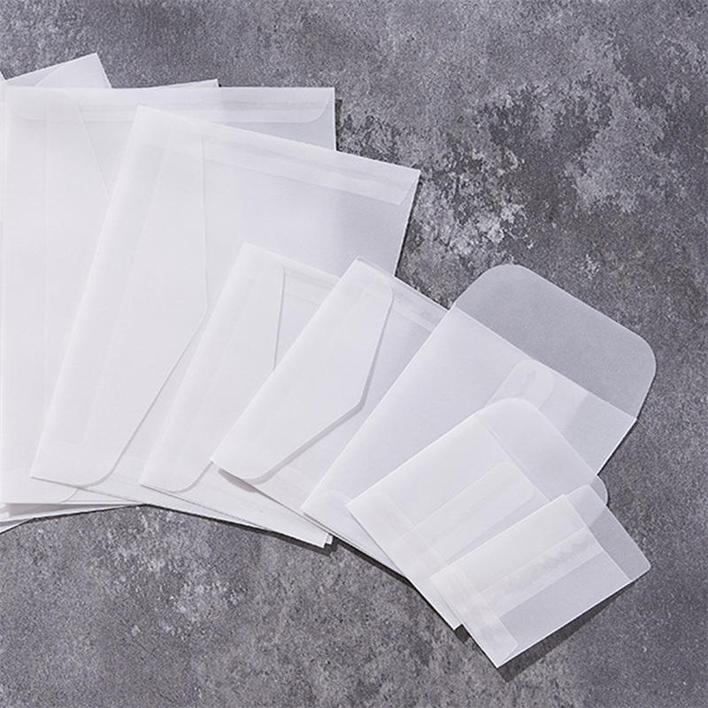 50pcs/lot Blank Translucent En - Letter Envelope Kraft review and price